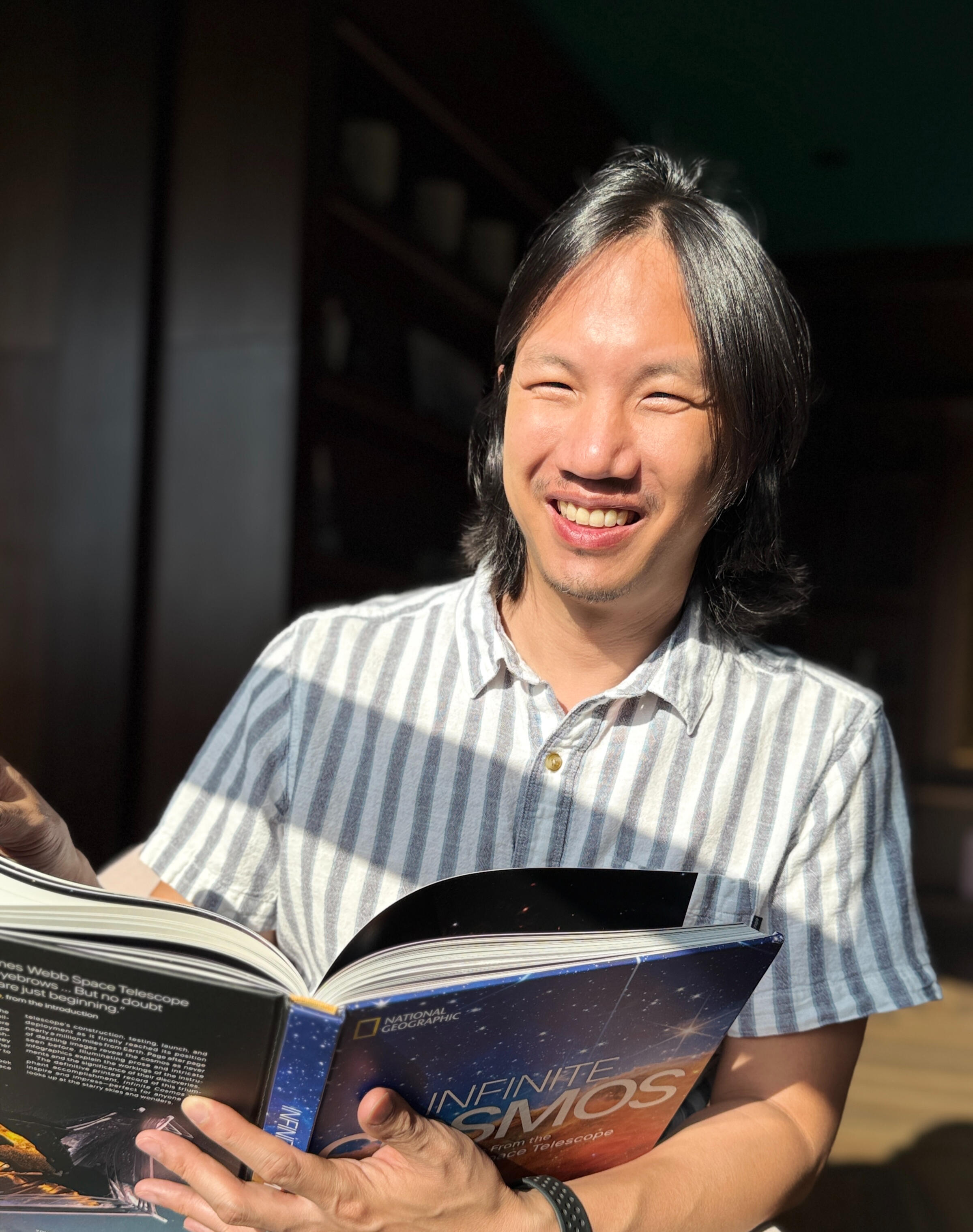 Kevin reading
